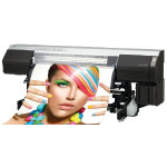 OKI ColorPainter M-64s Low odor solvent Inkjet Printer